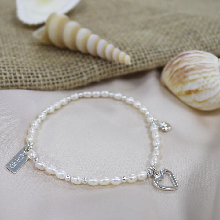 ChloBo Silver and Pearl Forever Love Bracelet - MococoChloBoSBFOREVER180784862040946Bracelets