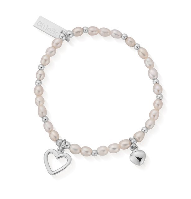 ChloBo Silver and Pearl Forever Love Bracelet - MococoChloBoSBFOREVER180784862040946Bracelets