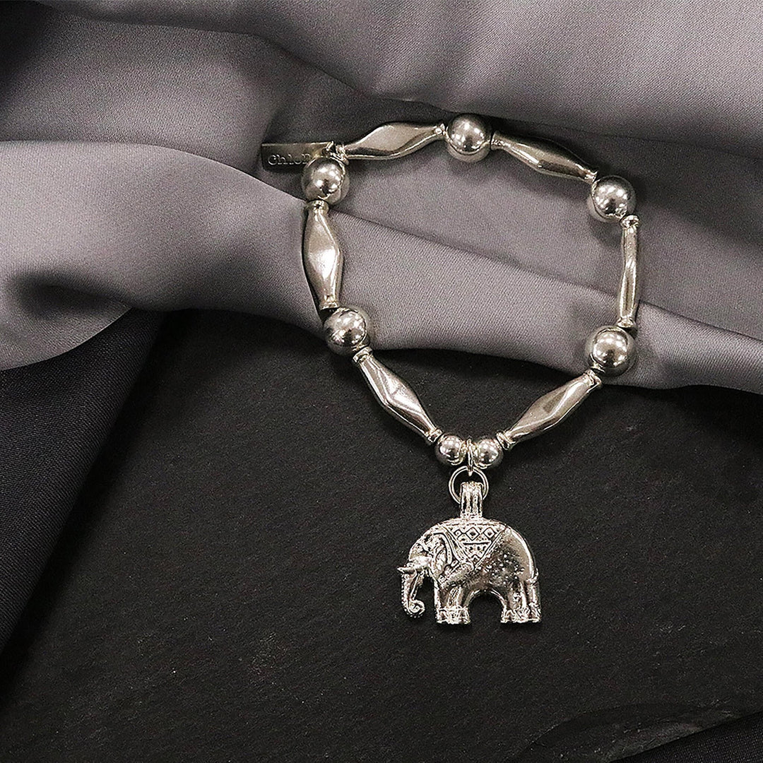 ChloBo Silver Chunky Elephant Bracelet - MococoChloBoSBCHU4335060436641685Bracelets