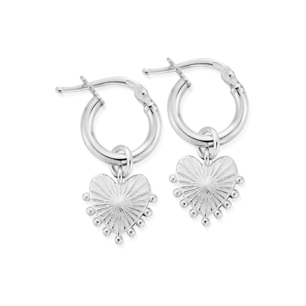 ChloBo Silver Glowing Beauty Small Hoops - MococoChloBoSEH31969502485296929Earrings