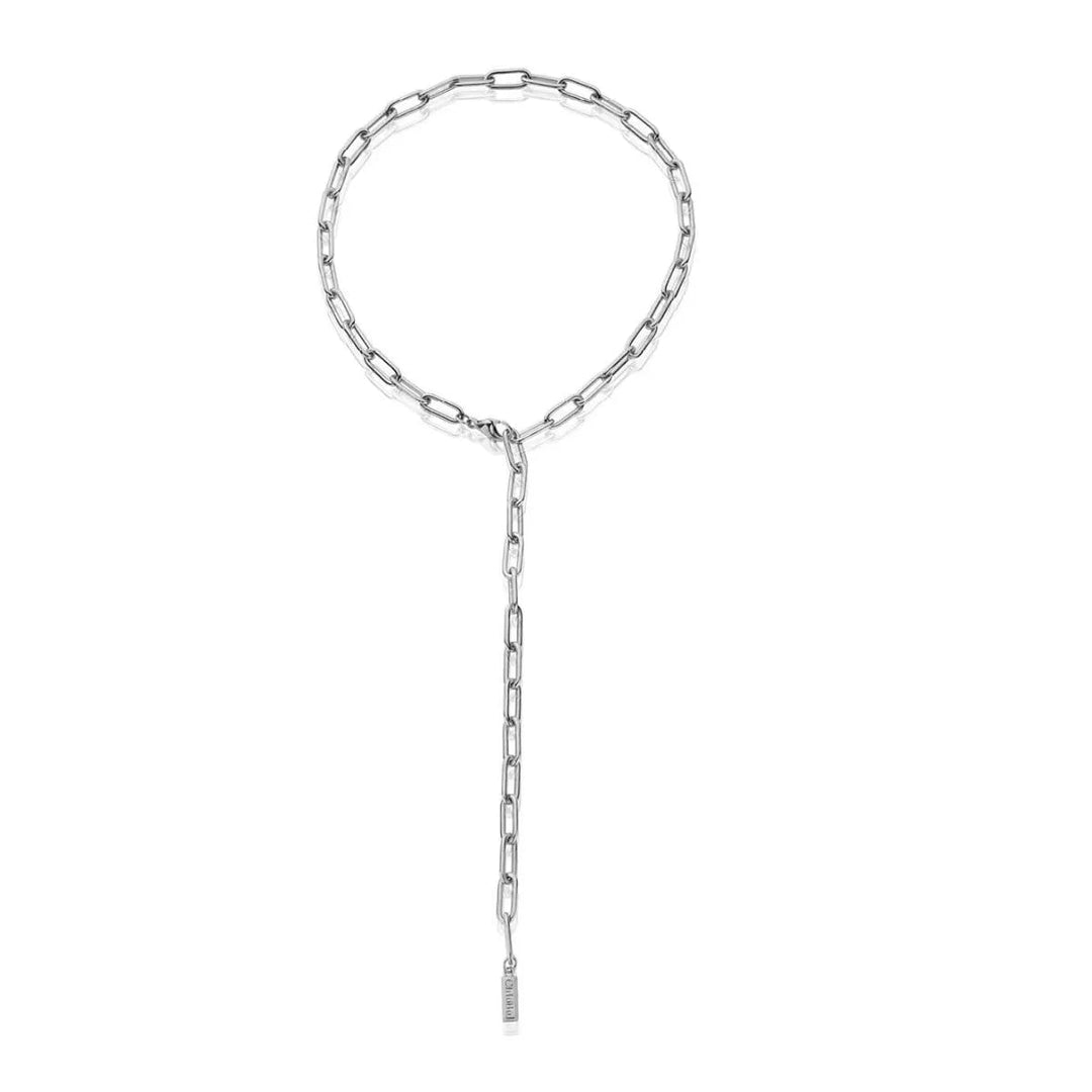 ChloBo Silver Medium Link Lariat Necklace - MococoChloBoCC - S - NE - 13 - S19502213513229Necklaces
