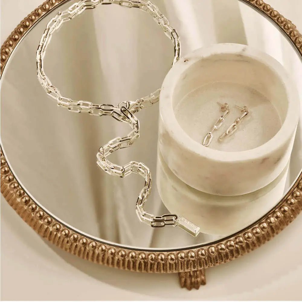 ChloBo Silver Mini Four Link Earrings - MococoChloBoCC - S - ER - 5 - S19502123161930Earrings