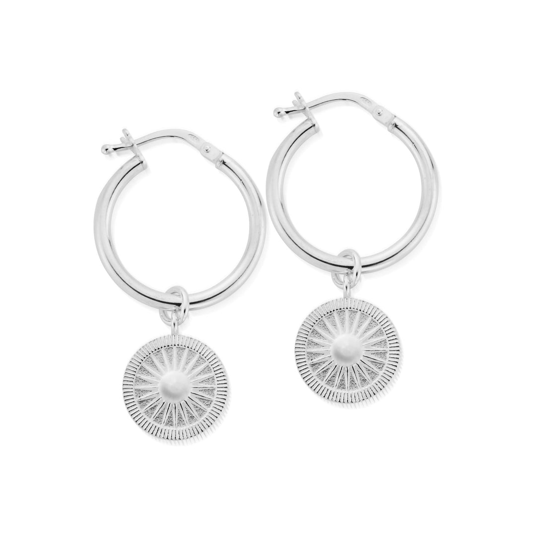 ChloBo Silver Sun Catcher Hoops - MococoChloBoSEH31989503446543267Earrings