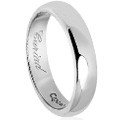 Clogau 4mm Windsor 9ct White Gold Wedding Ring - MococoClogauWED4DW/L5051537106852Rings