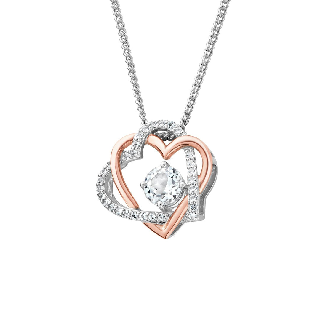 Clogau Always in my Heart White Topaz Necklace - MococoClogau3SAMH00915051537351641Necklaces