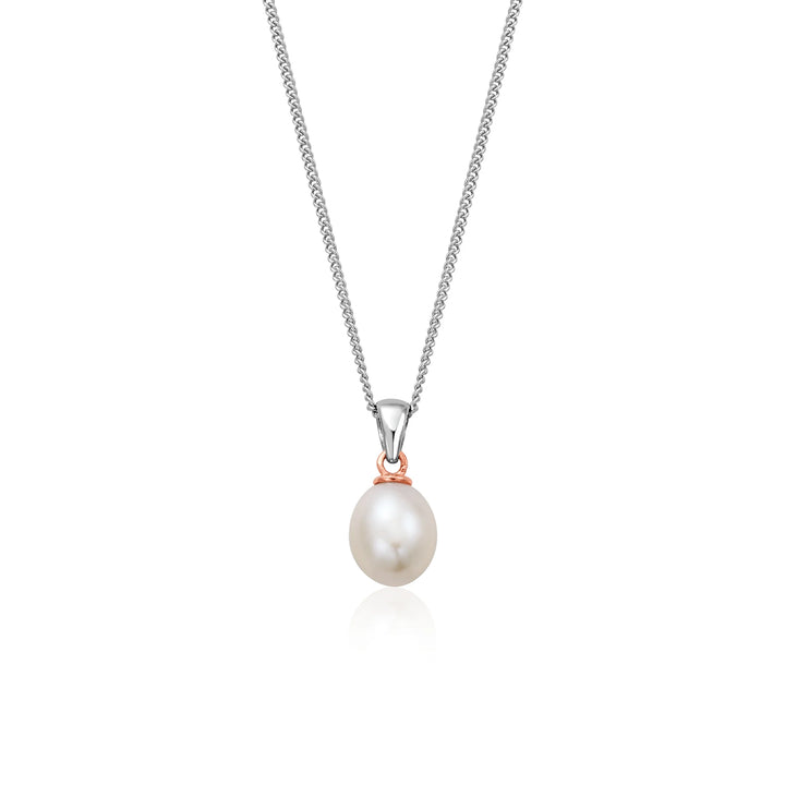 Clogau Welsh Beachcomber Pearl Pendant Necklace