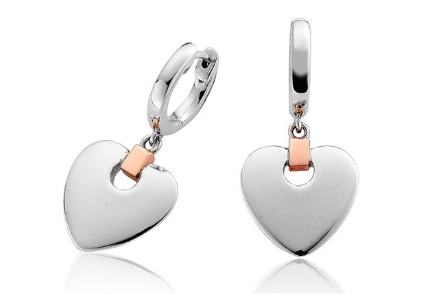 Clogau Cariad Heart Drop Earrings - MococoClogau3SCDE0105051537204060Earrings
