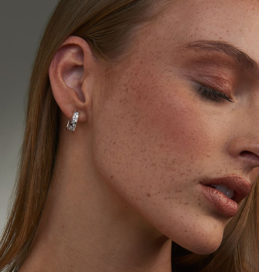 Clogau Cariad Sparkle Half Hoop Drop Earrings - MococoClogau3SCCBE015051537361312Earrings