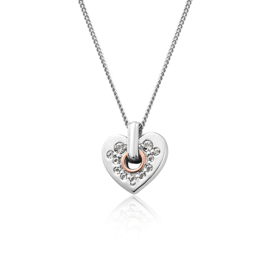 Clogau Cariad Sparkle Small Heart Pendant - MococoClogau3SCRS01935051537350668Necklaces