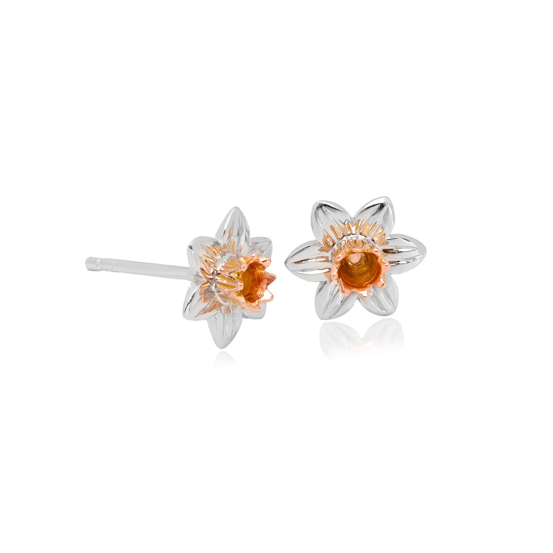 Clogau Daffodil Silver Stud Earrings - MococoClogauSDSE5051537002598Earrings
