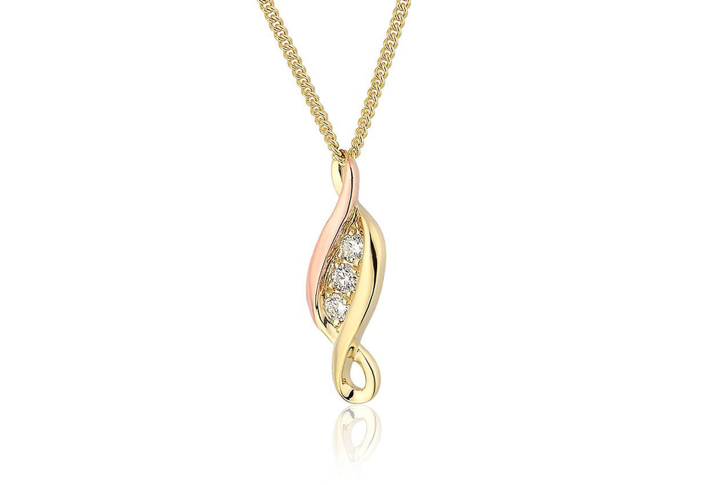 Clogau Gold Past Present & Future Necklace