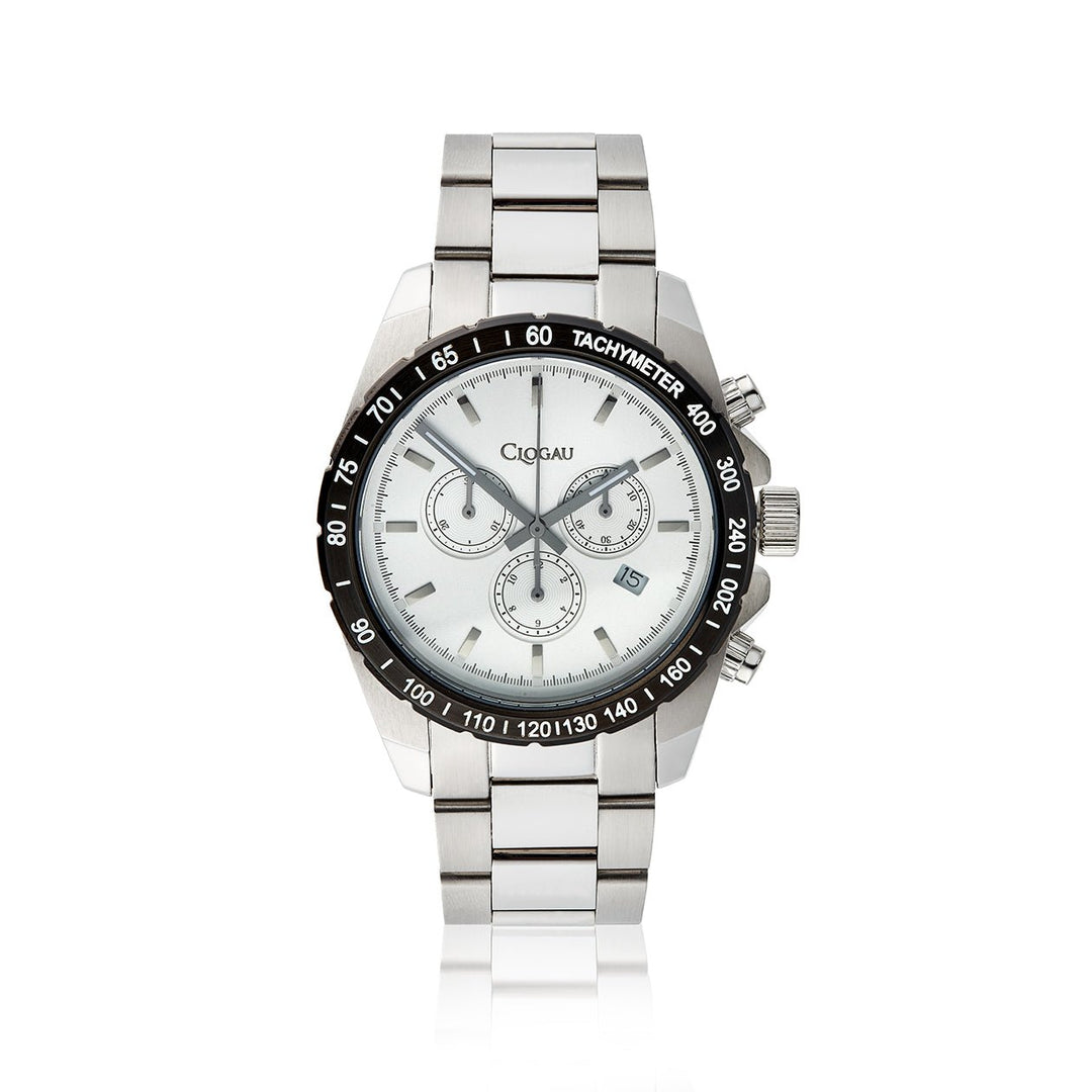 Clogau Mens Stainless Steel with Black Bezel Sports Watch - MococoClogau4S000185051537349204Watches and Accessories
