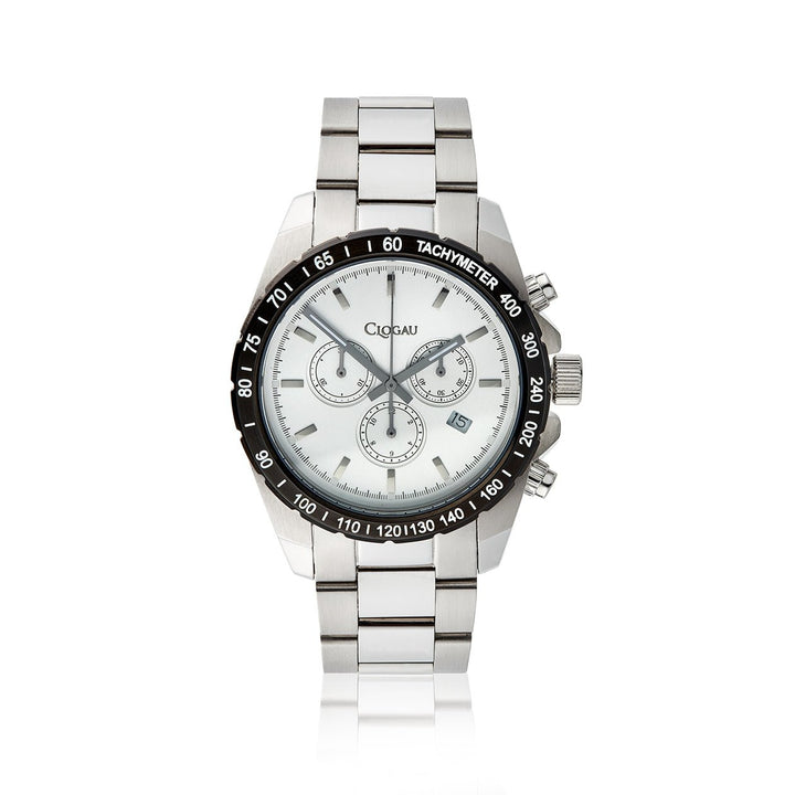 Clogau Mens Stainless Steel with Black Bezel Sports Watch - MococoClogau4S000185051537349204Watches and Accessories
