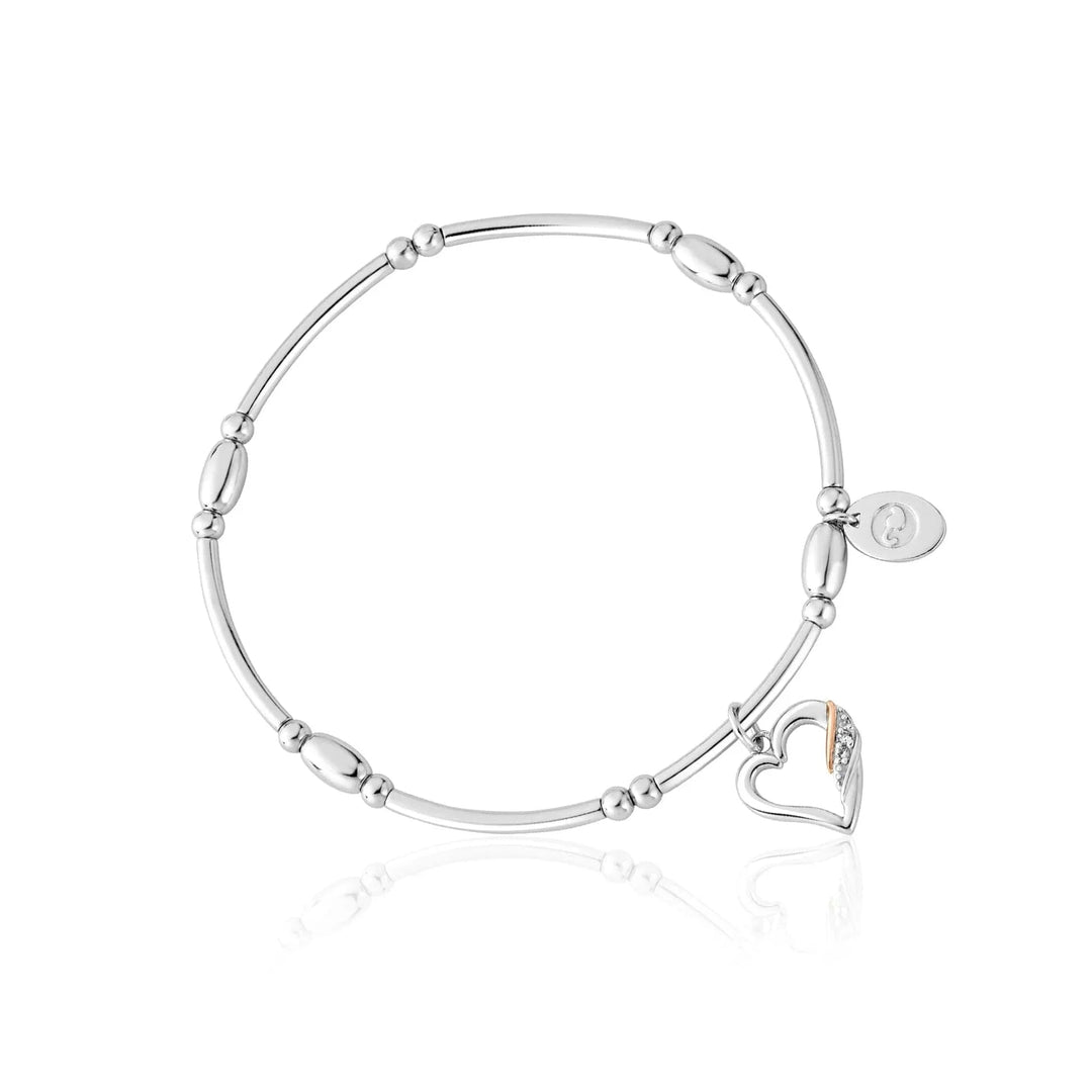 Clogau Past Present Future Silver Heart Affinity Beaded Bracelet - MococoClogau3SPPF06465051537379713Bracelets