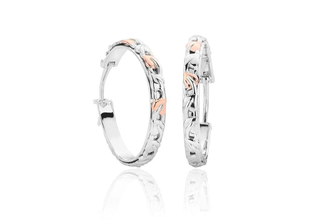 Clogau Silver and Gold Tree of Life Hoop Earrings - MococoClogauXX3SCTOLE(S)5051537165972Earrings