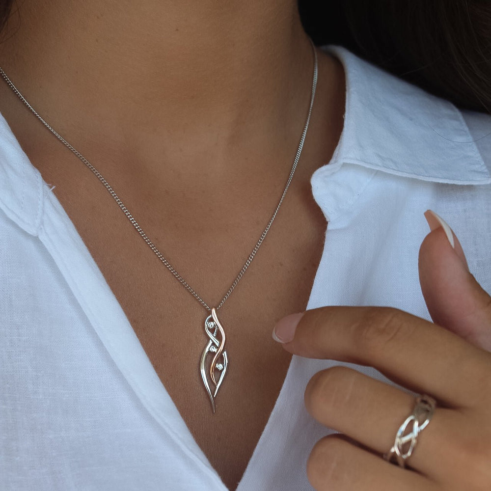 Clogau Silver Swallow Falls Pendant Necklace - MococoClogau3SCTWIP5051537323976Necklaces