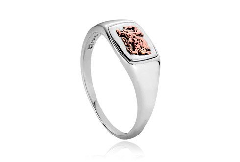 Clogau Silver Welsh Dragon Signet Ring - MococoClogau3SCMG81/M5051537181071Rings