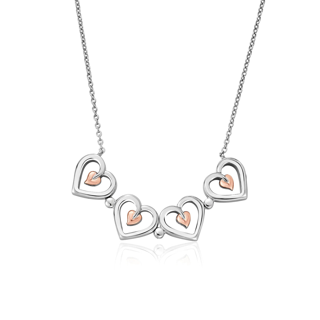 Clogau Tree Of Life Silver Heart Necklace - MococoClogau3STOL06235051537372455Necklaces