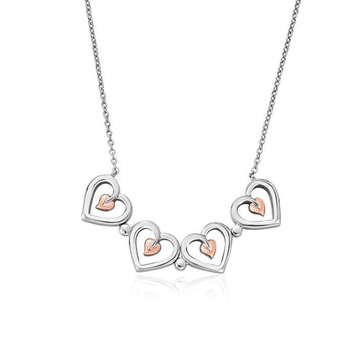 Clogau Tree Of Life Silver Heart Necklace - MococoClogau3STOL06235051537372455Necklaces