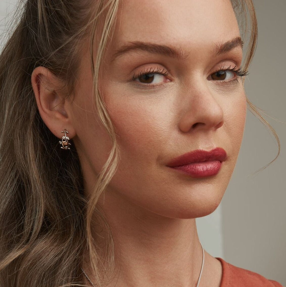 Clogau Tree of Life White Topaz Half Hoop Earrings - MococoClogau3STOL02035051537356905Earrings