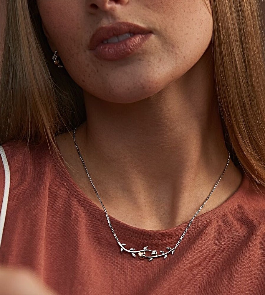 Clogau Vine of Life White Topaz Necklace - MococoClogau3STOL02375051537358961Necklaces