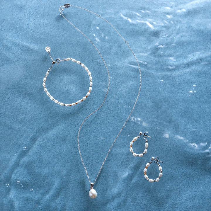 Clogau Welsh Beachcomber Silver and Pearl Bracelet - MococoClogau3SBCH06295051537367819Bracelets