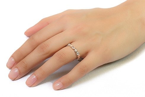 Clogau White Topaz Tree Of Life Silver Stacking Ring - MococoClogau3STOLEDR/L5051537156574Rings