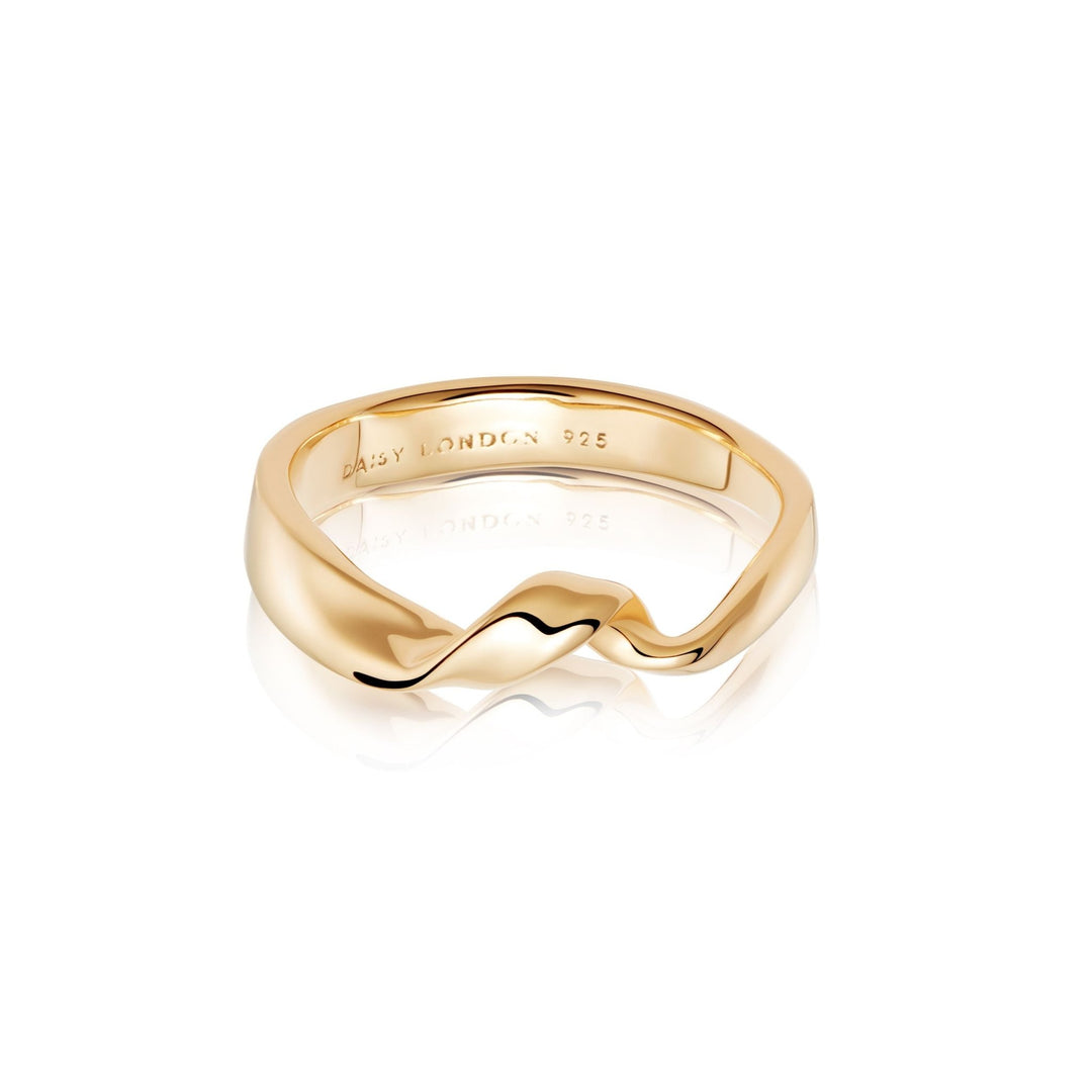 Daisy London 18ct Gold Estee Lalonde Flow Ring - MococoDaisy London3ELSR25_GP_S5056104123584Rings