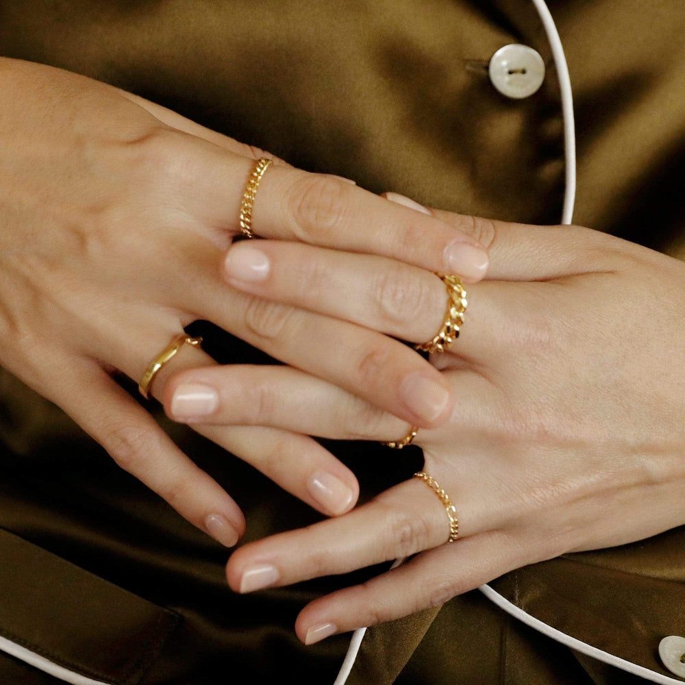 Daisy London 18ct Gold Estee Lalonde Flow Ring - MococoDaisy London3ELSR25_GP_S5056104123584Rings