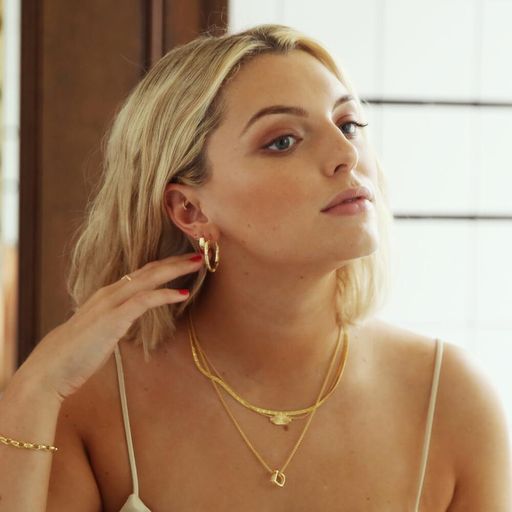 Daisy London 18ct Gold Estee Lalonde Snake Chain Necklace - MococoDaisy LondonELN08_GP5056104123478Necklaces