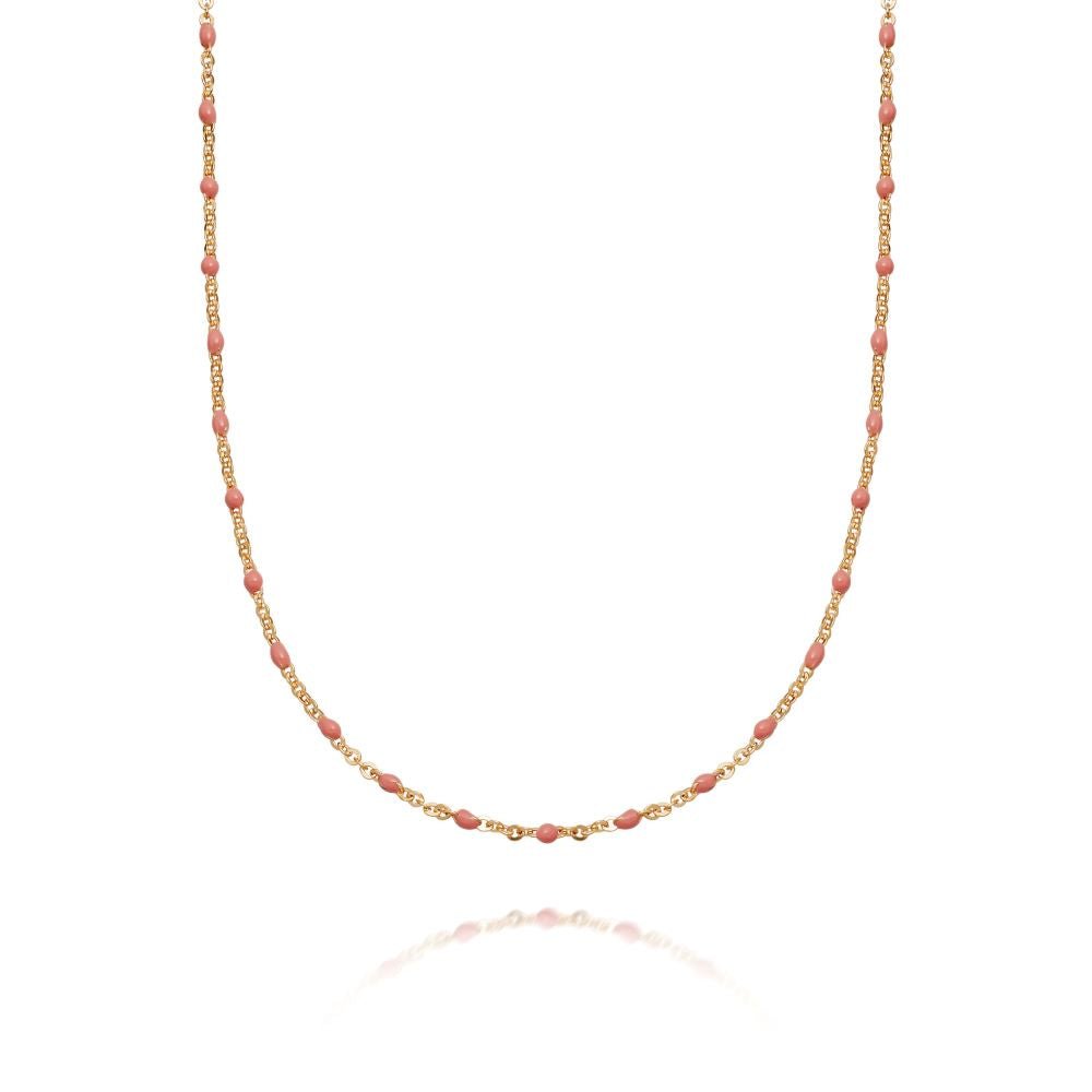 Daisy London 18ct Gold Pink Treasures Beaded Necklace - MococoDaisy LondonBN04_GPNecklaces