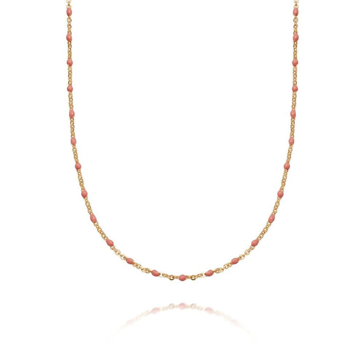 Daisy London 18ct Gold Pink Treasures Beaded Necklace - MococoDaisy LondonBN04_GPNecklaces