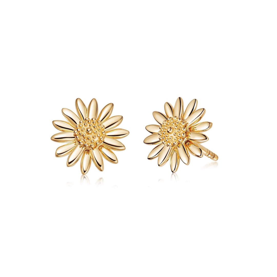Daisy London 18ct Gold Plate Bellis Stud Earrings 10mm - MococoDaisy LondonE2005_GPEarrings