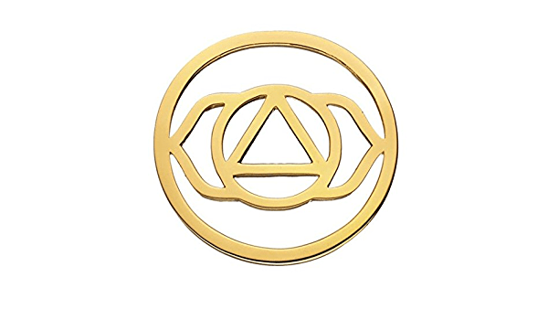 18ct Plate Brow Chakra Halo Coin