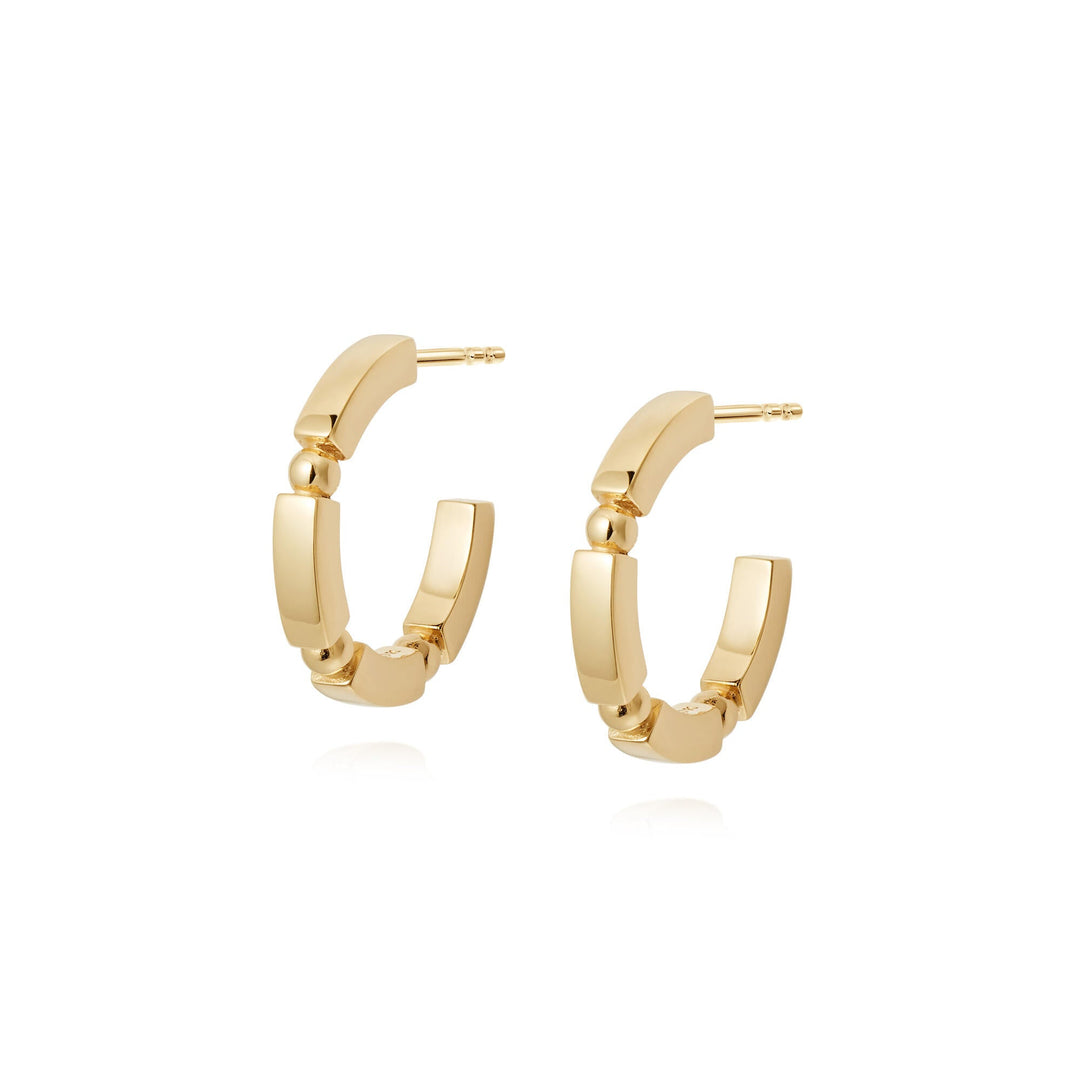 Daisy London 18ct Gold Plate Chunky Stacked Hoops - MococoDaisy LondonEB8007_GP5056104103920Earrings