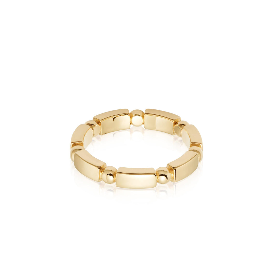 Daisy London 18ct Gold Plate Chunky Stacked Ring - MococoDaisy LondonSRB9004_GP_S5056104104101Rings
