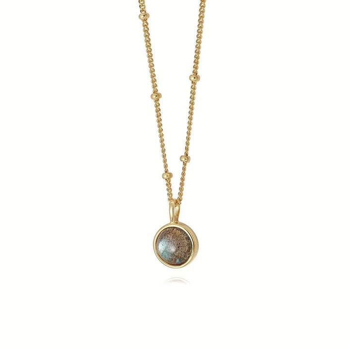 Daisy London 18ct Gold Plate Labradorite Healing Necklace - MococoDaisy LondonHN1007_GP5056104103647Necklaces