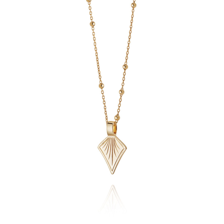 Daisy London 18ct Gold Plate Palm Leaf Bobble Chain Necklace - MococoDaisy LondonWN02_GP5056104111826Necklace