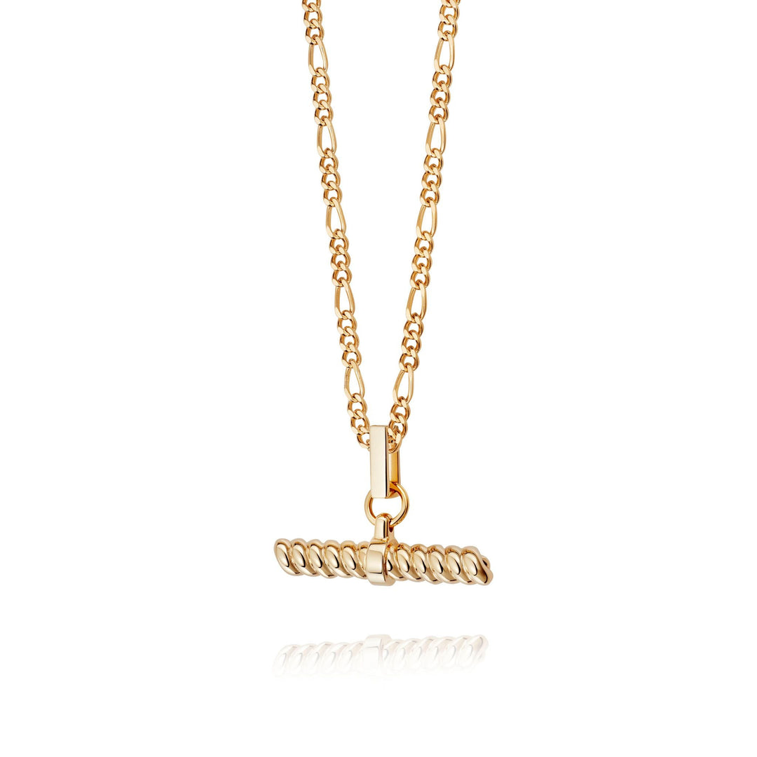 Daisy London 18ct Gold Plate Treasures Rope T Bar Necklace - MococoDaisy LondonTN01_GPNecklaces