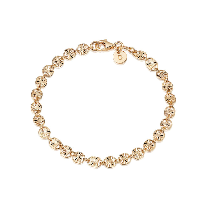 Daisy London 18ct Gold Plate Treasures Sunburst Chain Bracelet - MococoDaisy LondonTBR04_GPBracelets