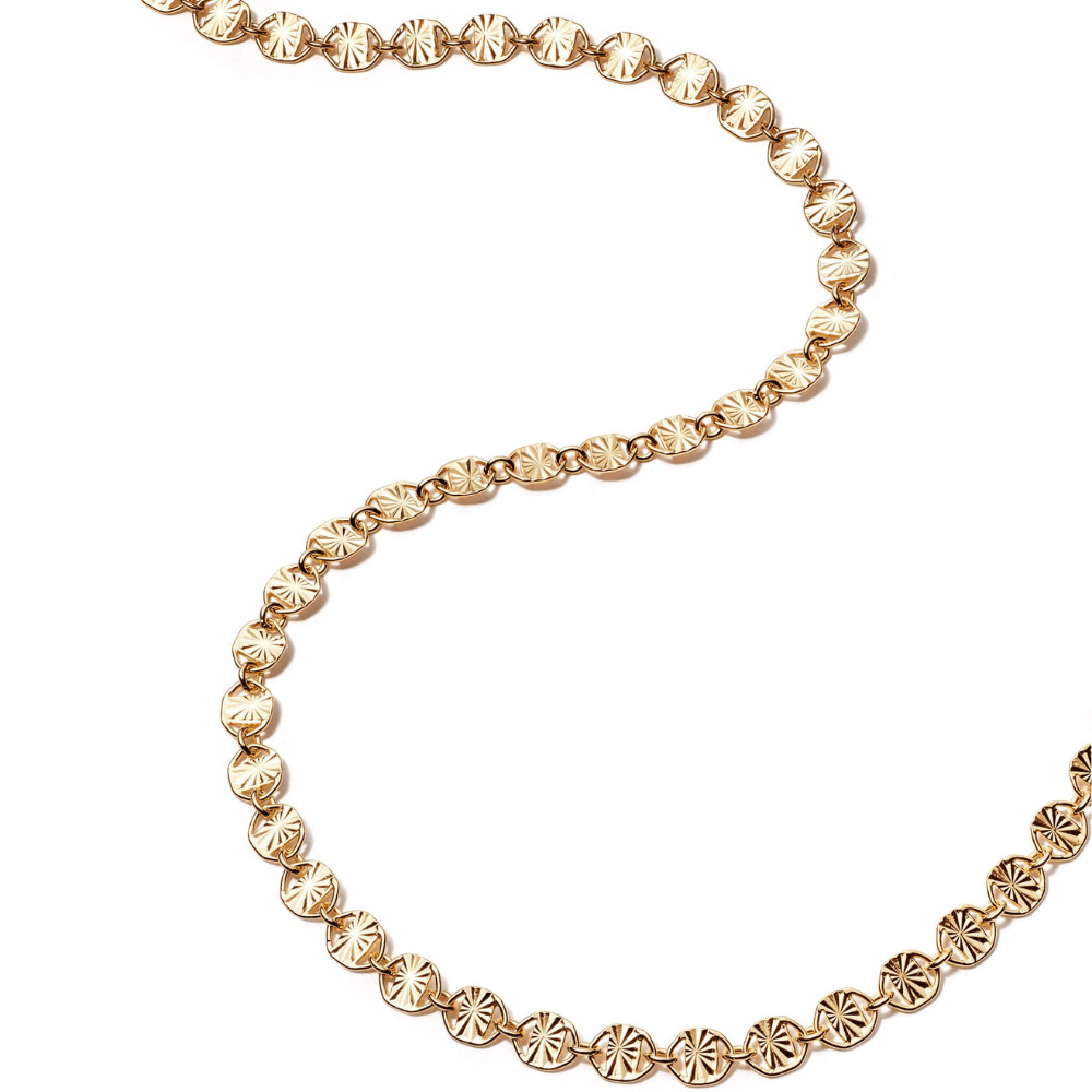 Daisy London 18ct Gold Plate Treasures Sunburst Chain Necklace - MococoDaisy LondonTN06_GPNecklaces