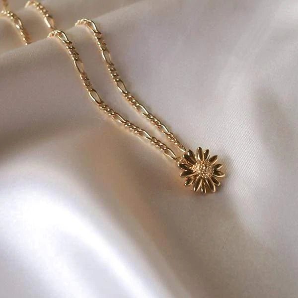 Daisy London 18ct Gold Plated English 12mm Daisy Necklace - MococoDaisy LondonN2002_GP5056104109182Necklaces