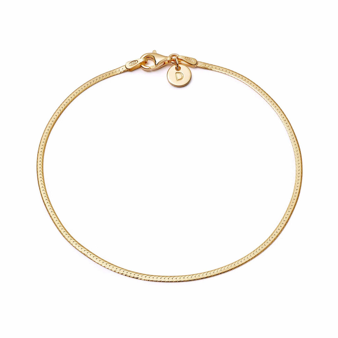 Daisy London Gold Fine Snake Chain Bracelet - MococoDaisy LondonSBR06_GPBracelets