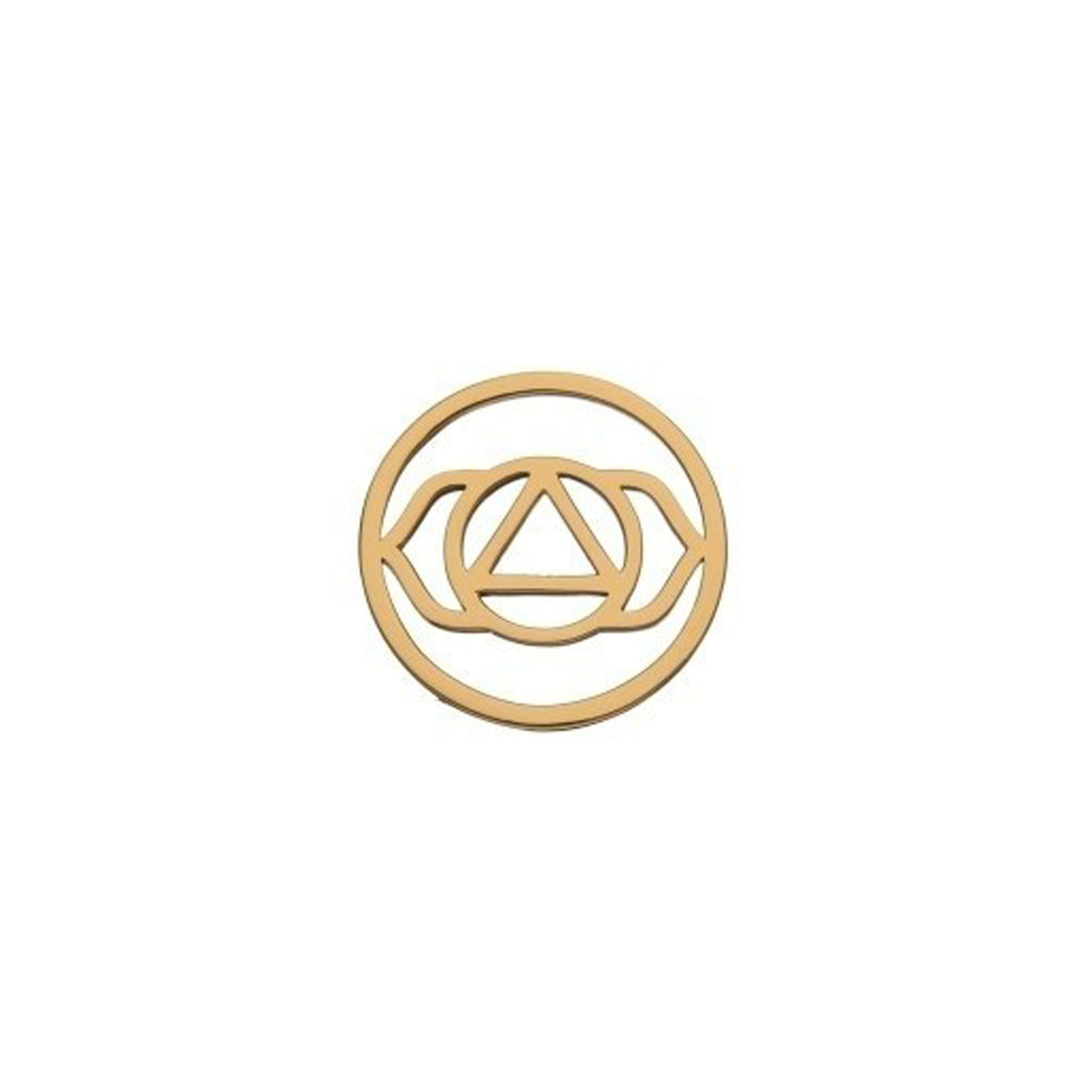 Rose Gold Brow Chakra Halo Coin
