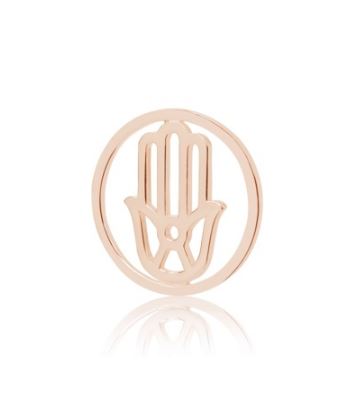 Daisy London Rose Gold Hand Of Fatima Halo Coin - MococoDaisy LondonHC10395055379324139Coins and Keepers