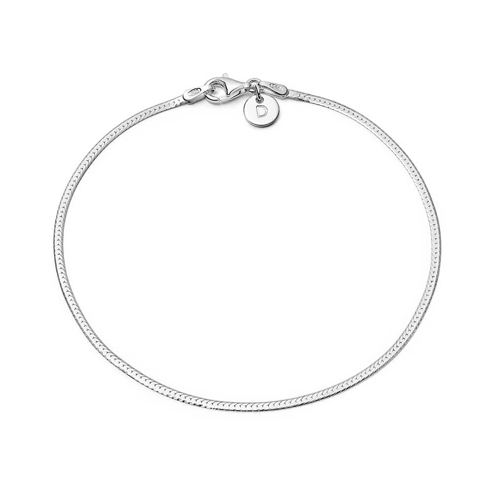 Daisy London Silver Fine Snake Chain Bracelet - MococoDaisy LondonSBR06_SLVBracelets