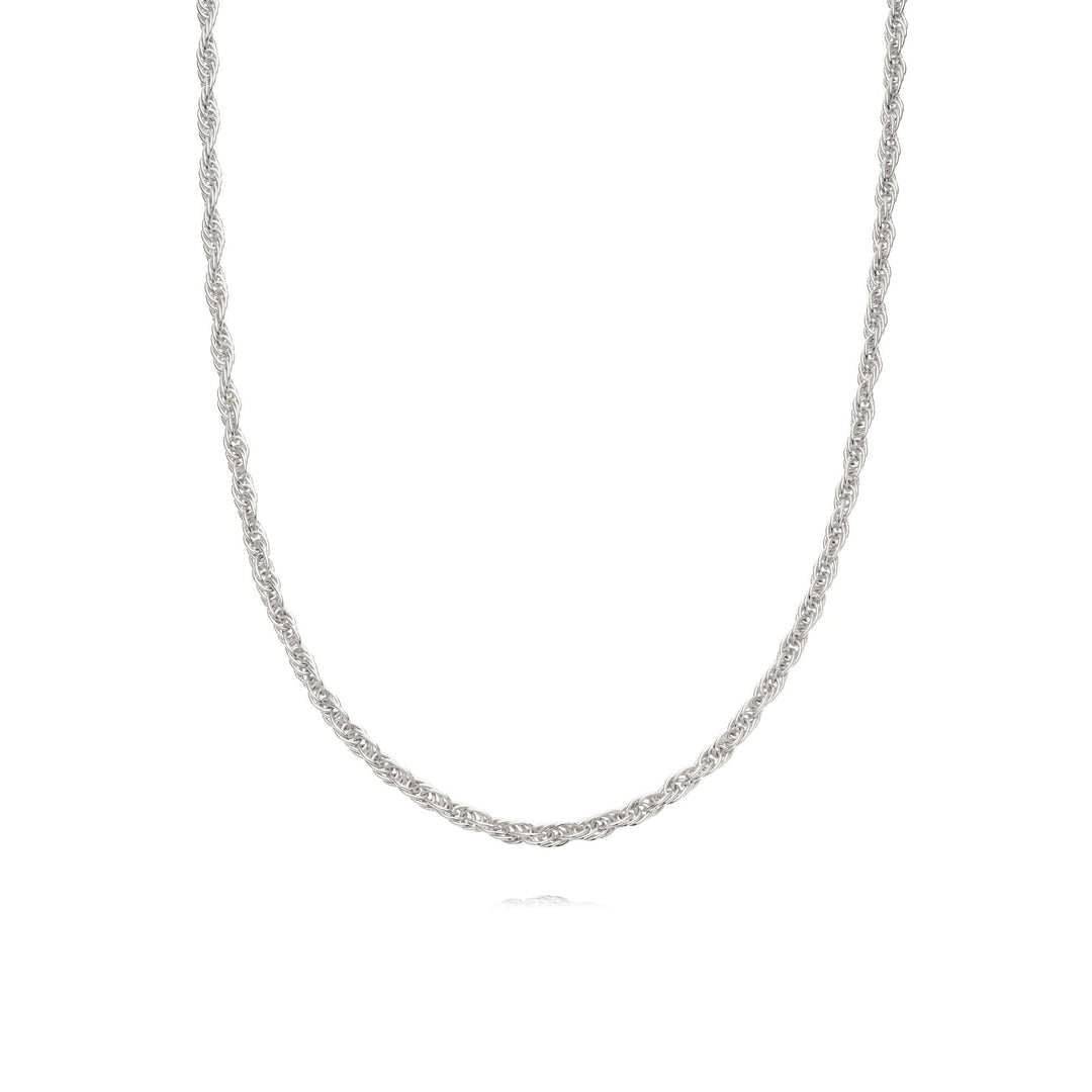 Daisy London Silver Isla Rope Necklace - MococoDaisy LondonSN01_SLV5056104104620Necklaces