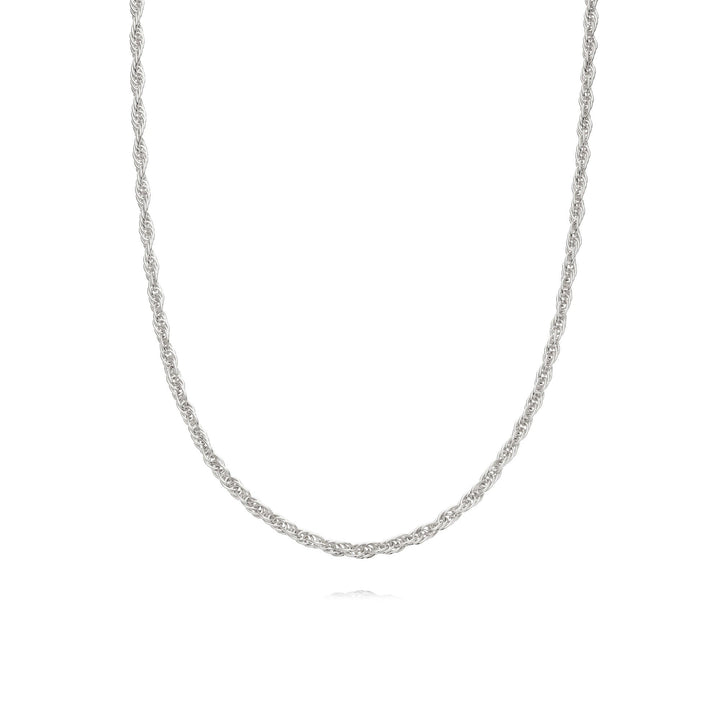 Daisy London Silver Isla Rope Necklace - MococoDaisy LondonSN01_SLV5056104104620Necklaces