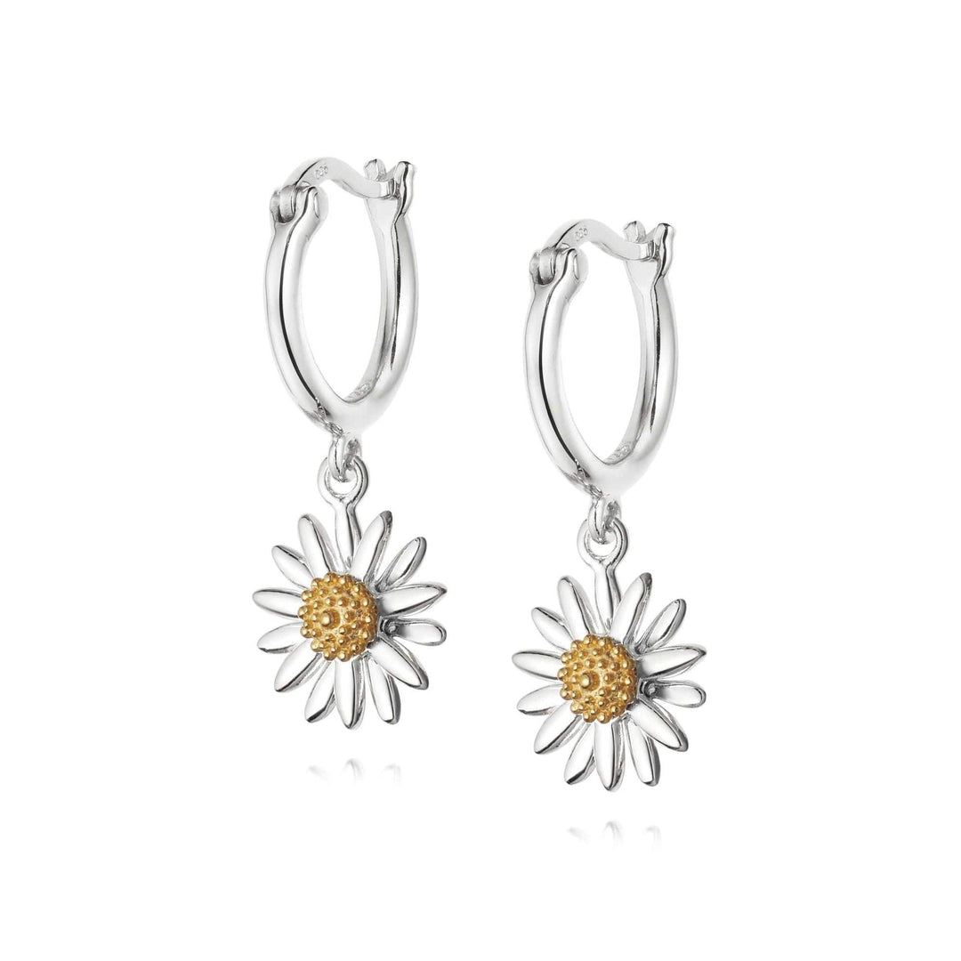 Daisy London Sterling Silver 10mm Daisy Drop Earrings - MococoDaisy LondonE2007_SLV5055379311474Earrings