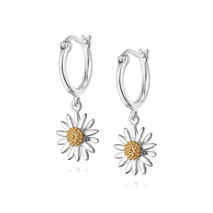 Daisy London Sterling Silver 10mm Daisy Drop Earrings - MococoDaisy LondonE2007_SLV5055379311474Earrings